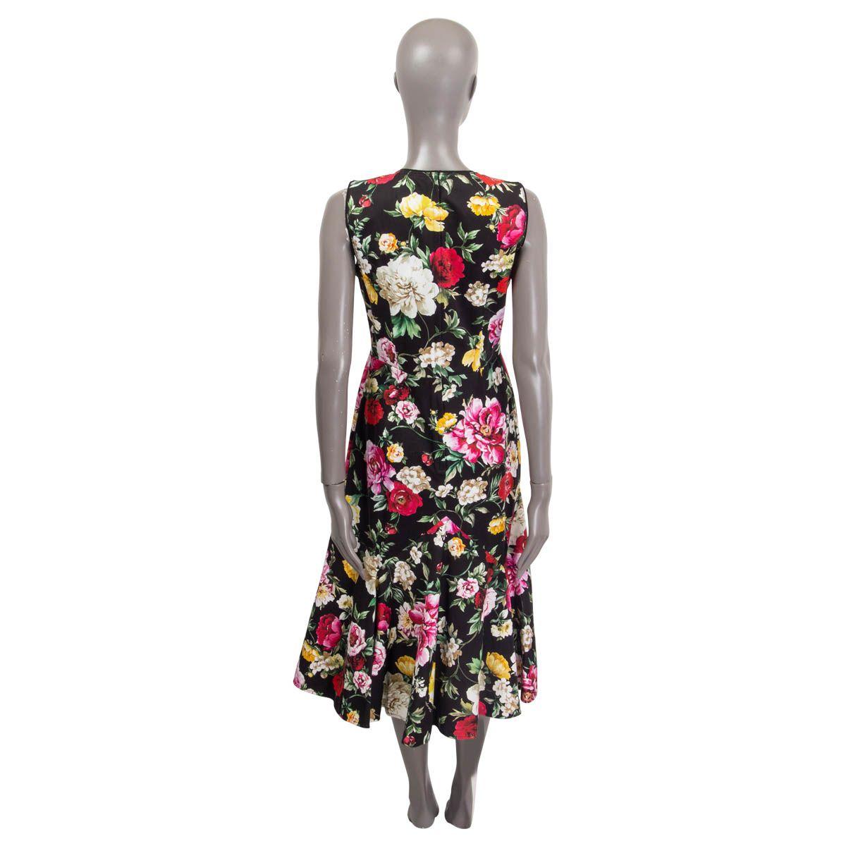 dolce and gabbana yellow floral dress