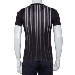 Dolce & Gabbana Schwarzes T-Shirt aus Baumwolle mit James Dean-Druck und Rundhalsausschnitt XS