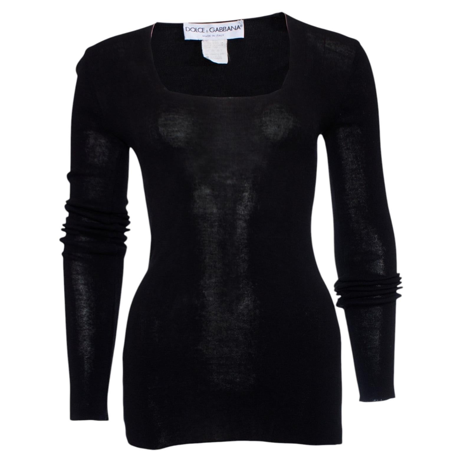Dolce & Gabbana, coton stretch noir