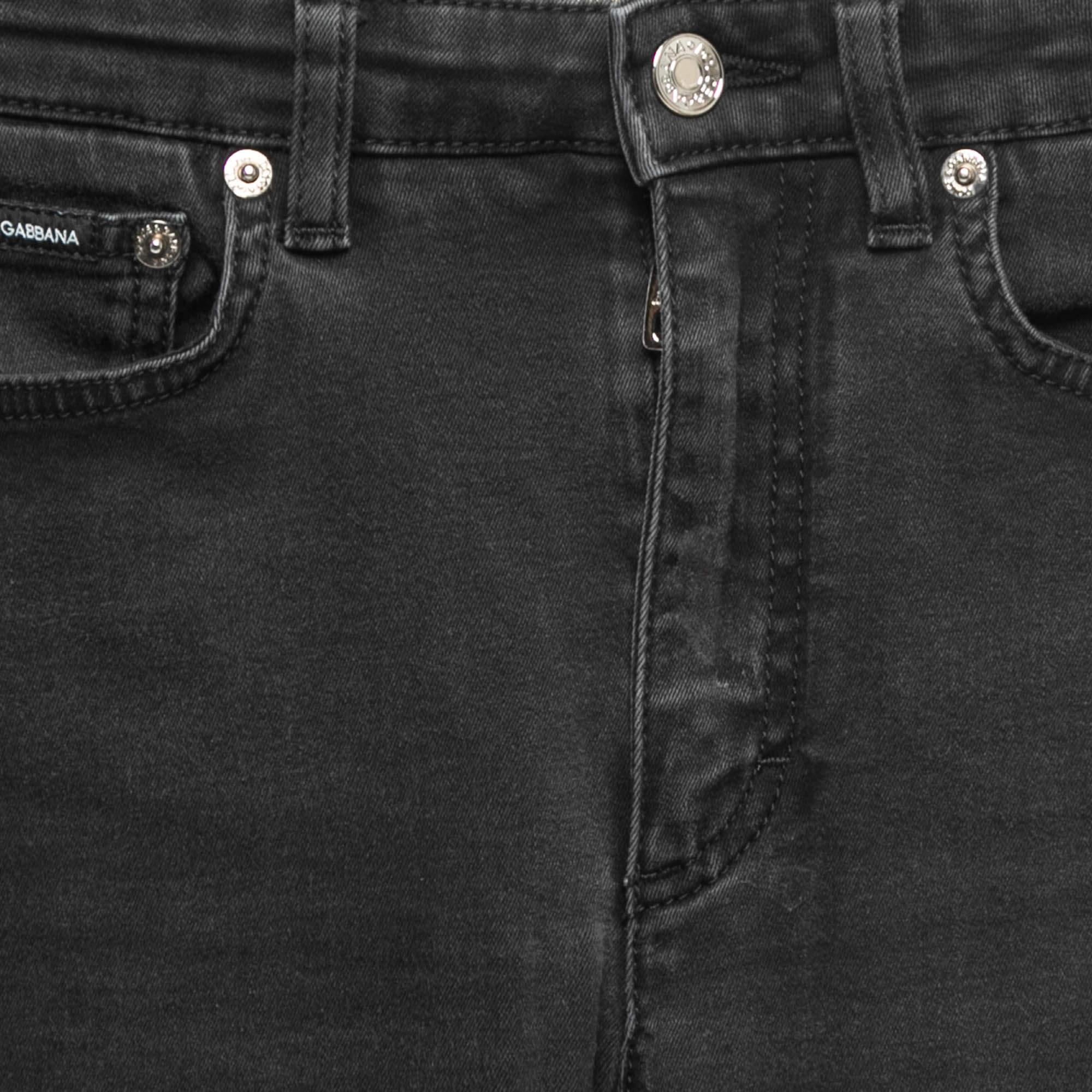 Women's Dolce & Gabbana Black Denim Audrey Skinny Jeans XS Waist 24