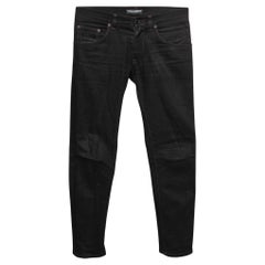 Dolce & Gabbana Black Denim Fit 14 Jeans XS
