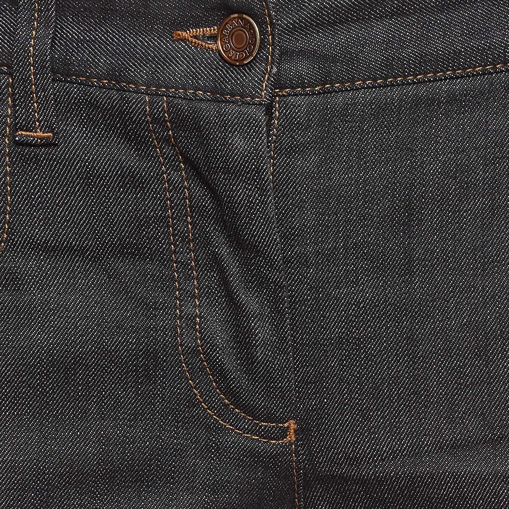 Dolce & Gabbana Vaqueros Negros M Cintura 32 en Bueno estado para la venta en Dubai, Al Qouz 2