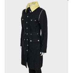 Dolce & Gabbana Black Detachable Sleeve Coat - Size 42/ M