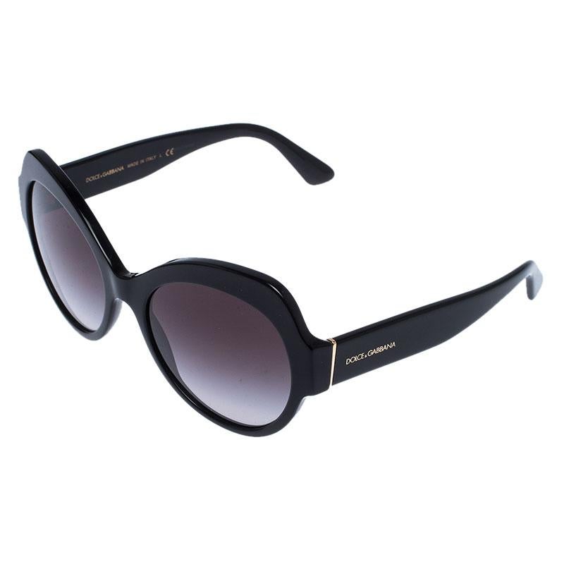 Dolce & Gabbana Black DG 4320 Cateye Sunglasses In New Condition In Dubai, Al Qouz 2