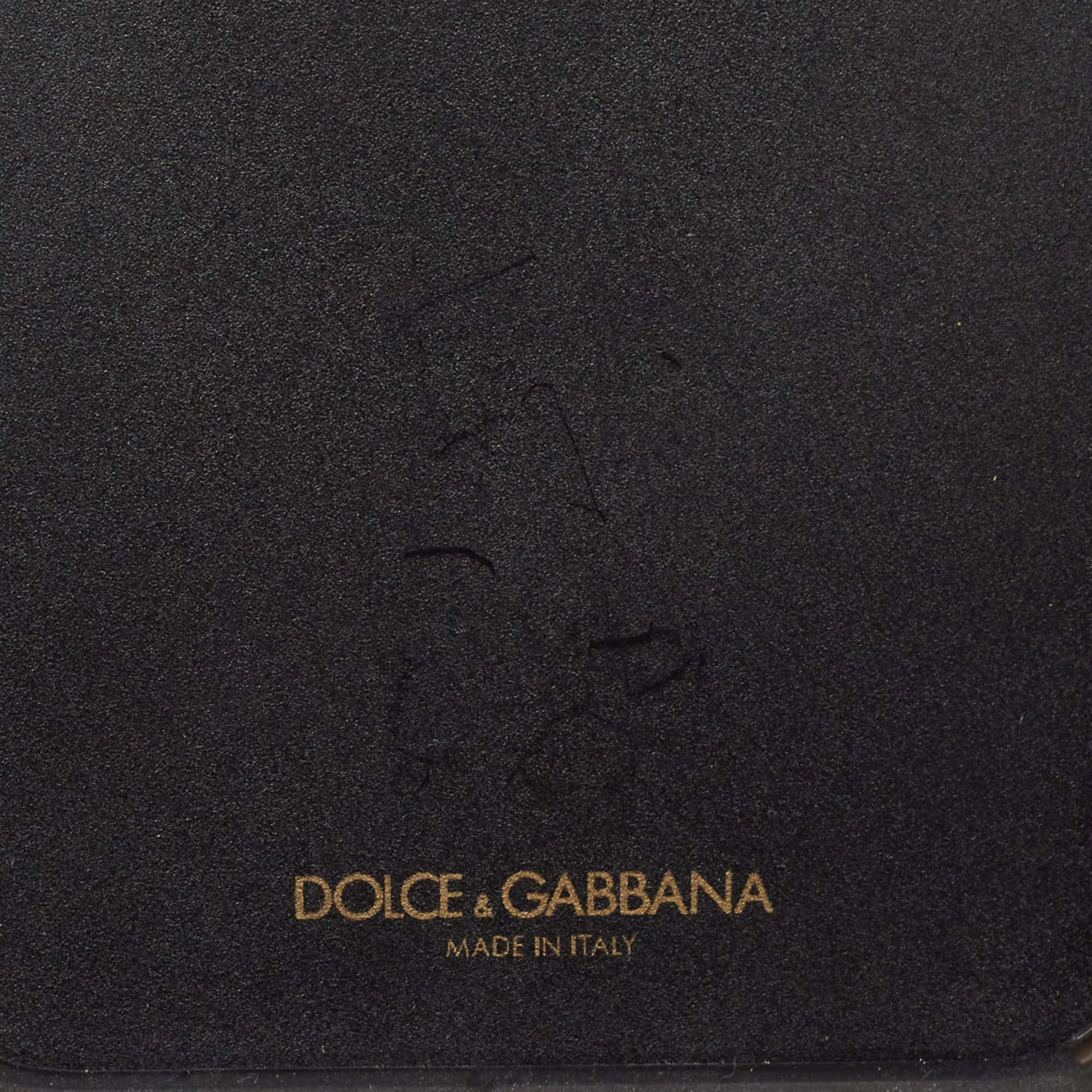 Dolce & Gabbana Black DG Logo Crystals iPhone X Case For Sale 1