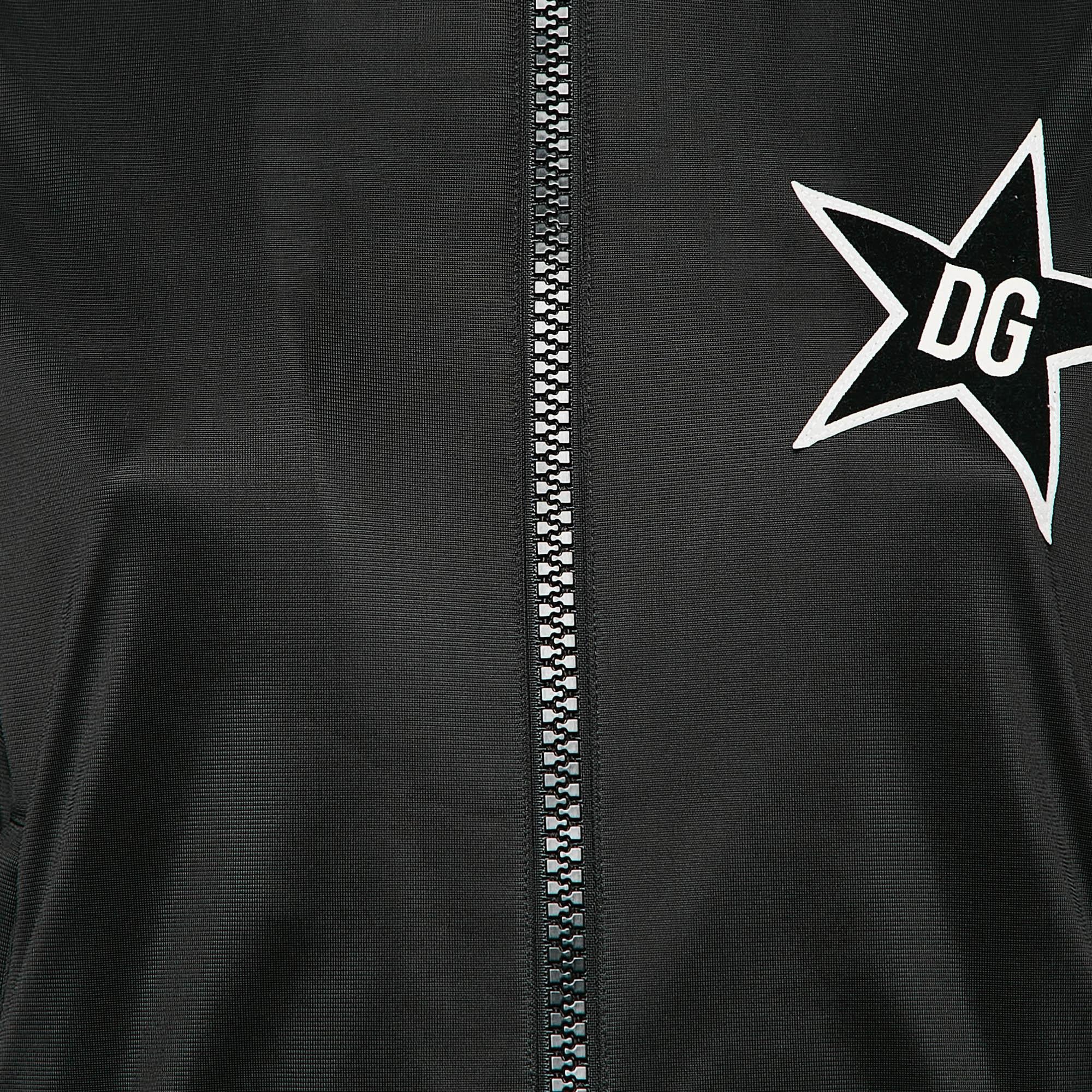 Women's Dolce & Gabbana Black DG Star Jersey Millennials Track Suit XS/S