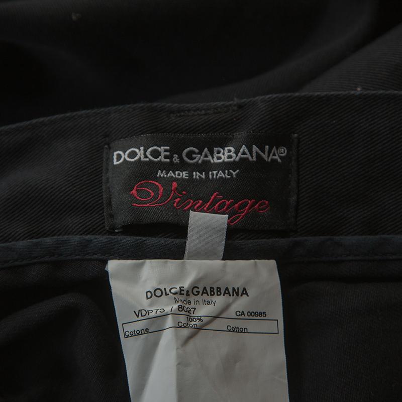 Dolce & Gabbana Black Distressed Denim Jeans XL 1