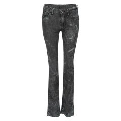 Dolce 
Gabbana Jeans noir à motifs froissés Taille XS