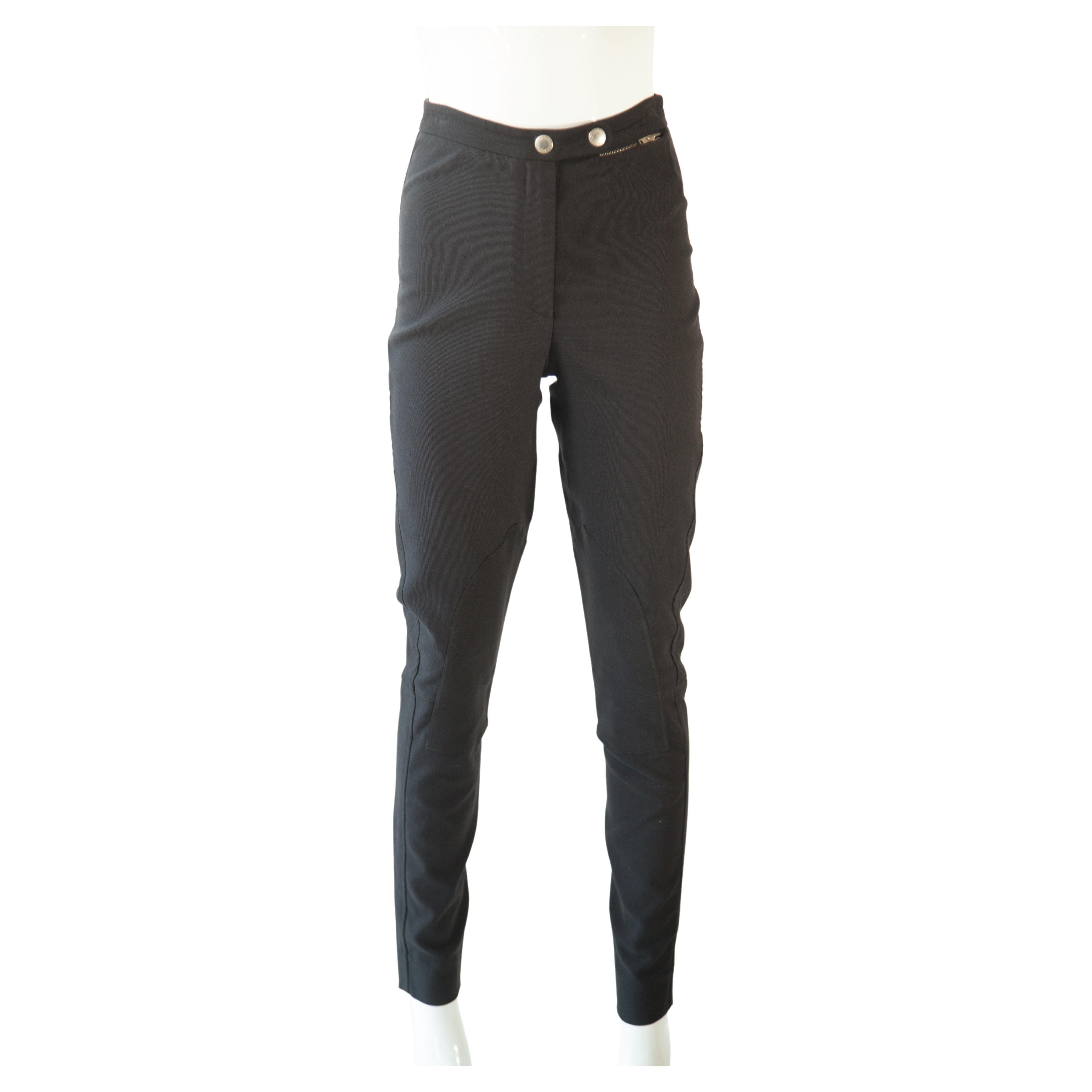 Dolce & Gabbana Black Equestrian Pant For Sale