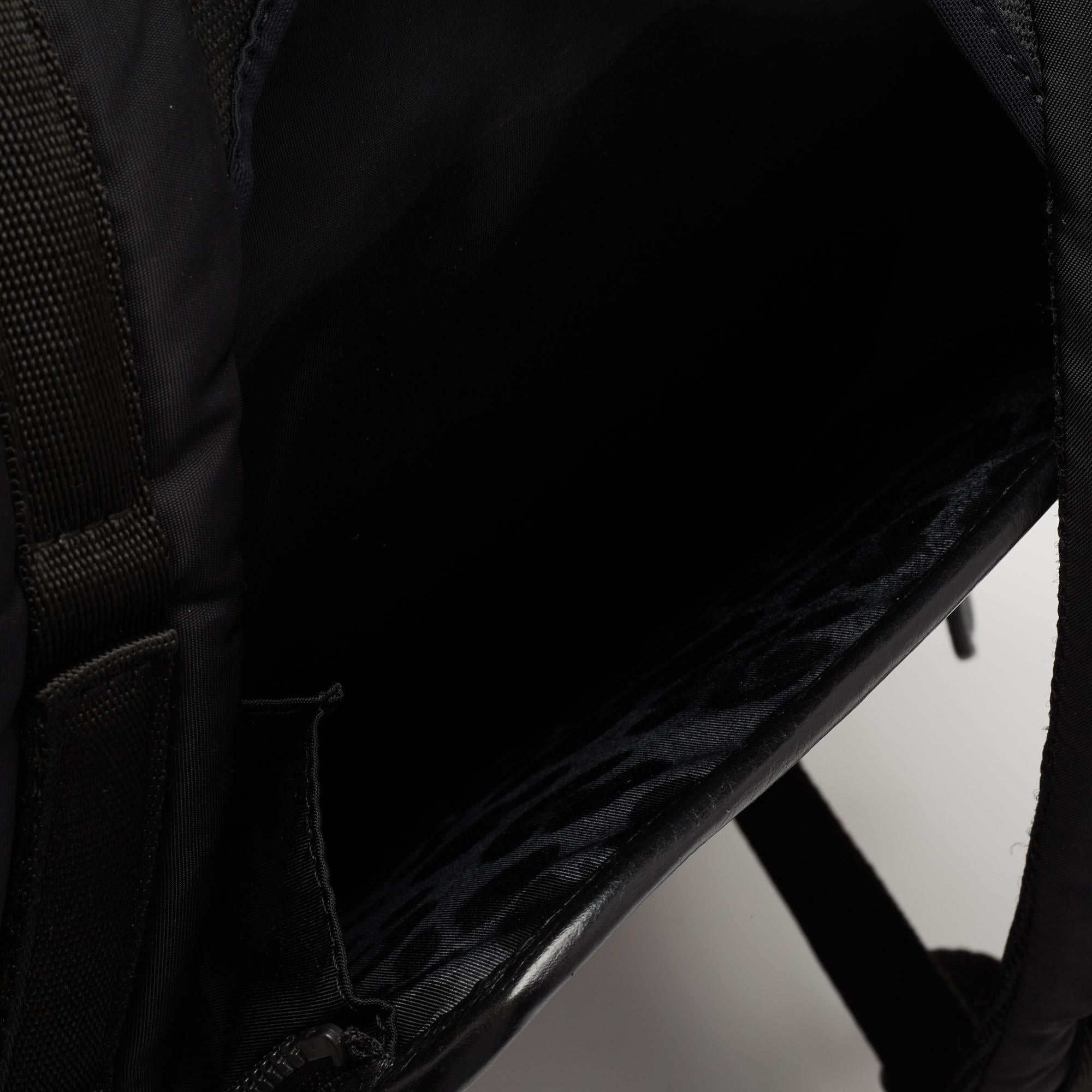 Dolce & Gabbana Black Fabric Backpack 6