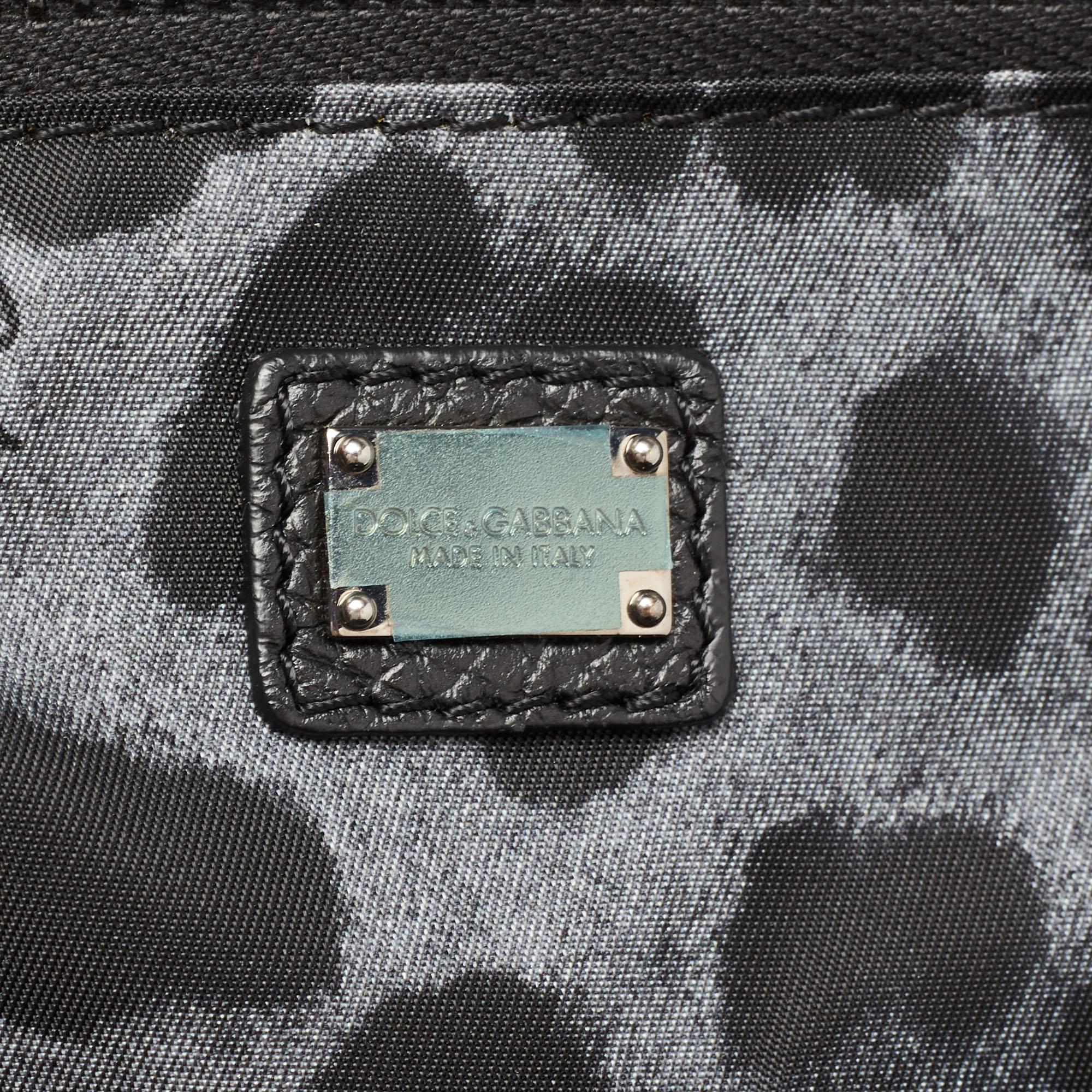 Dolce & Gabbana Black Fabric Backpack 7