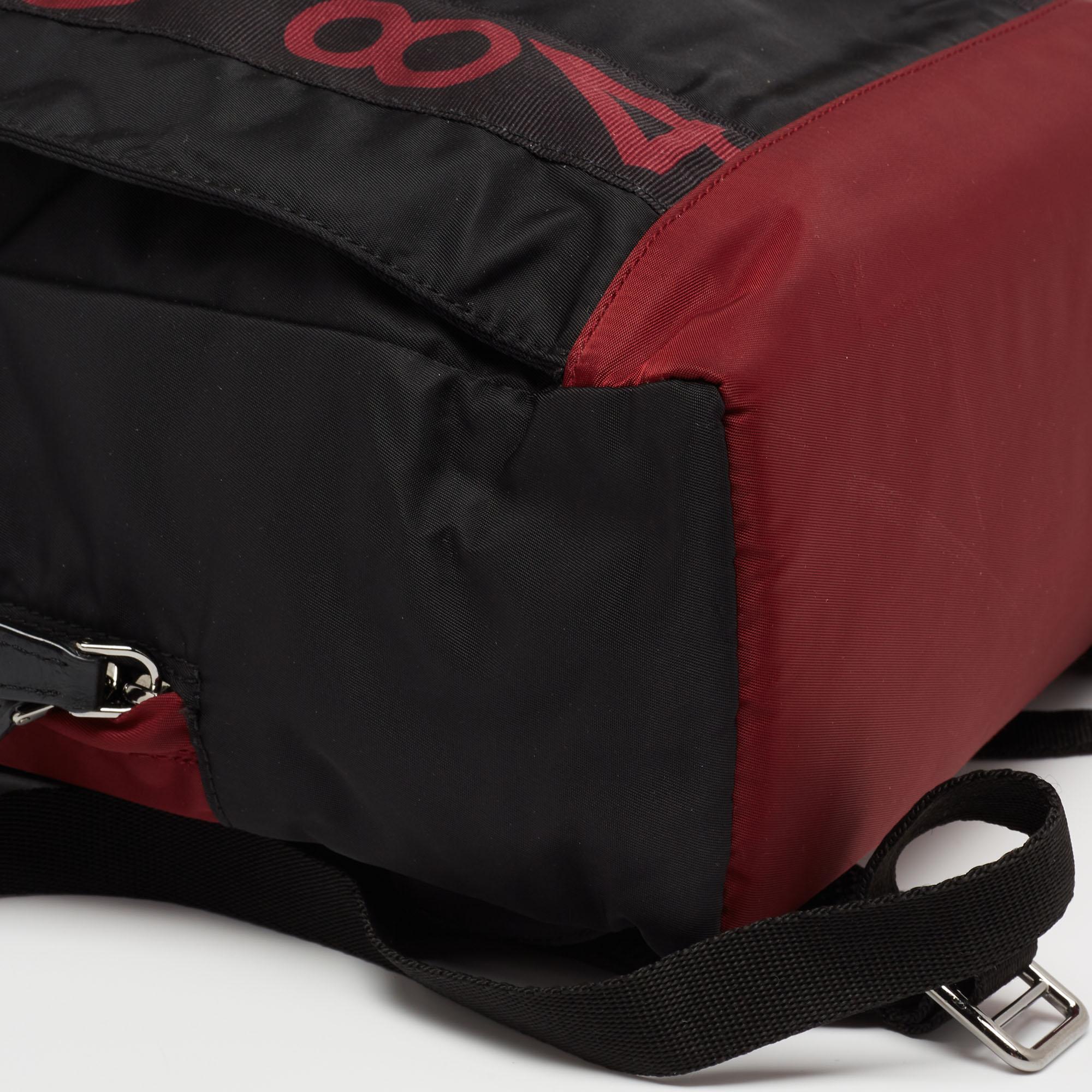 Dolce & Gabbana Black Fabric Backpack 2