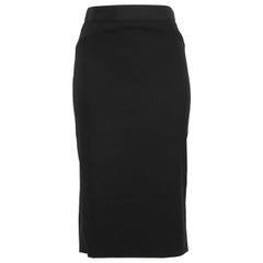 Dolce 
Gabbana Black Fitted Pencil Skirt Size XXS