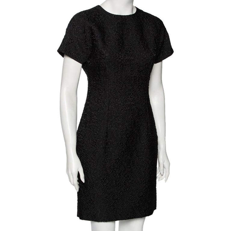 Drawer Flower embossed jacquard dress top sleeveless blouse 6521-299-1273 Navy black 36 main image 0