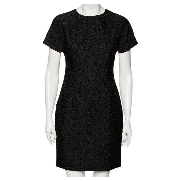 Dolce & Gabbana Black floral 3/4 Sleeve sheath dress main image 0