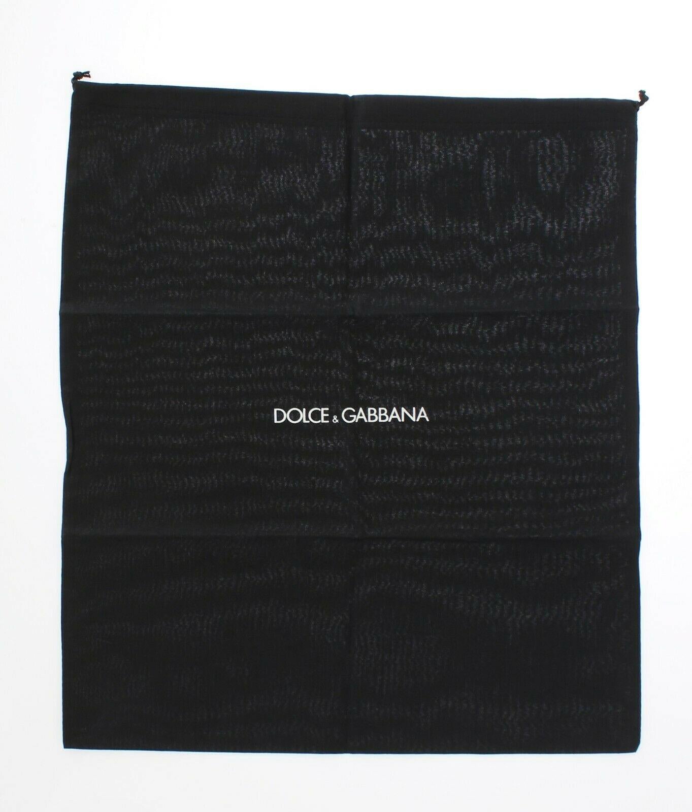 Dolce & Gabbana Black Gold Leather Love DG Wallet Continental Bifold Clutch Red 1