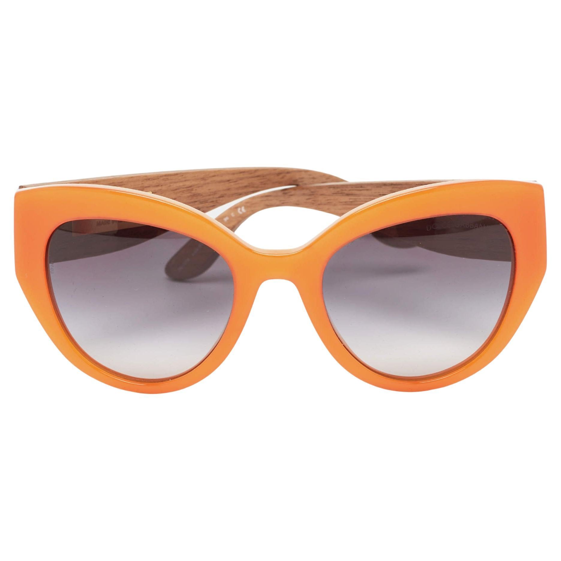 Dolce & Gabbana Black Gradient DG4278 Carretto Cat Eye Sunglasses