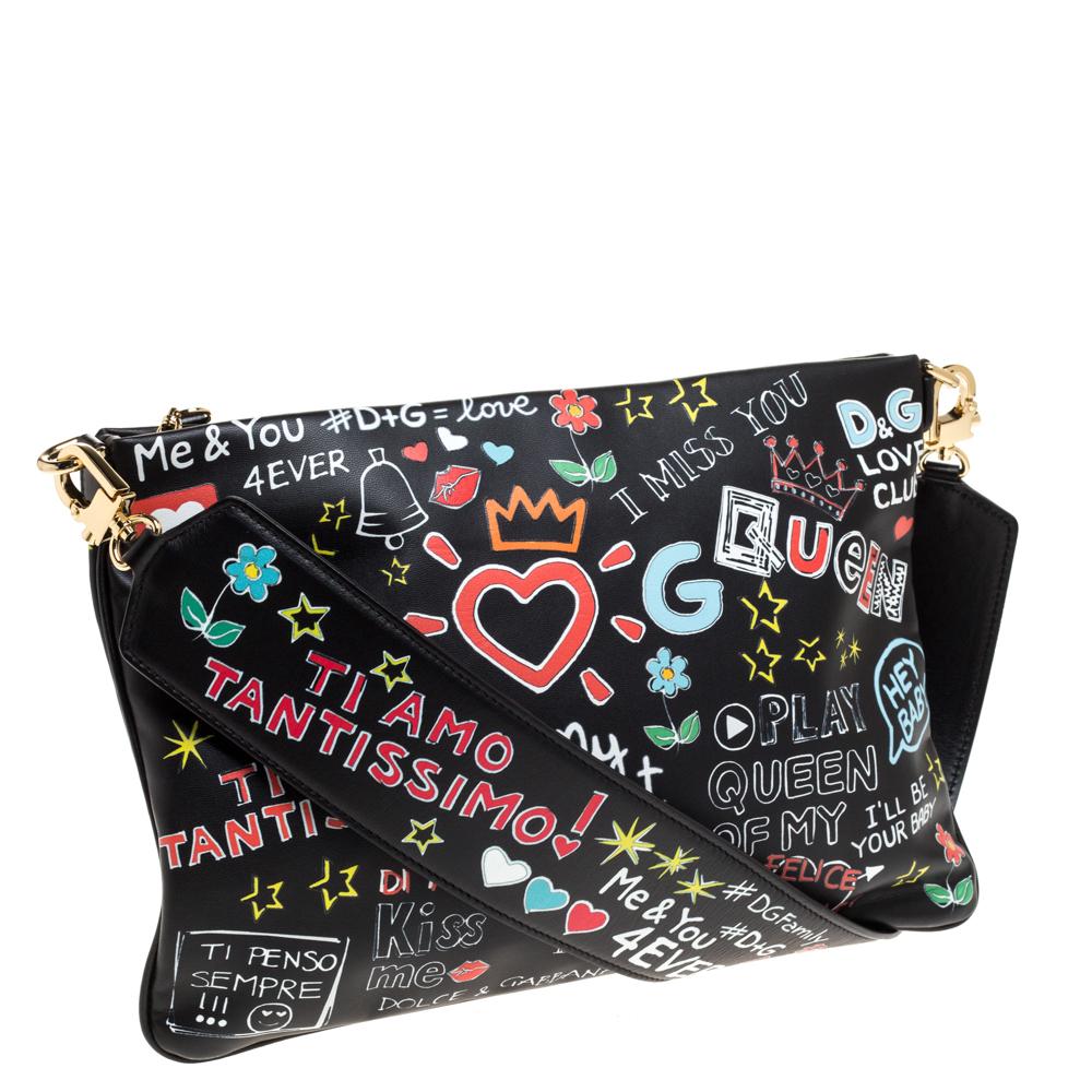 dolce and gabbana graffiti bag