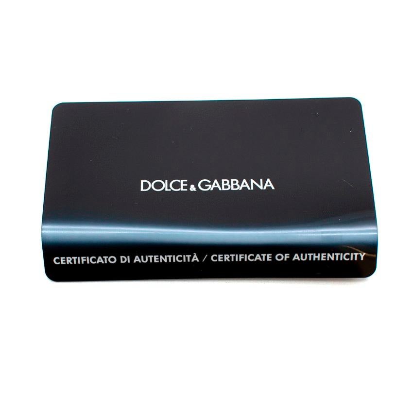 Dolce & Gabbana Schwarz & Grün Floral Leder Sicily Von Tasche 5