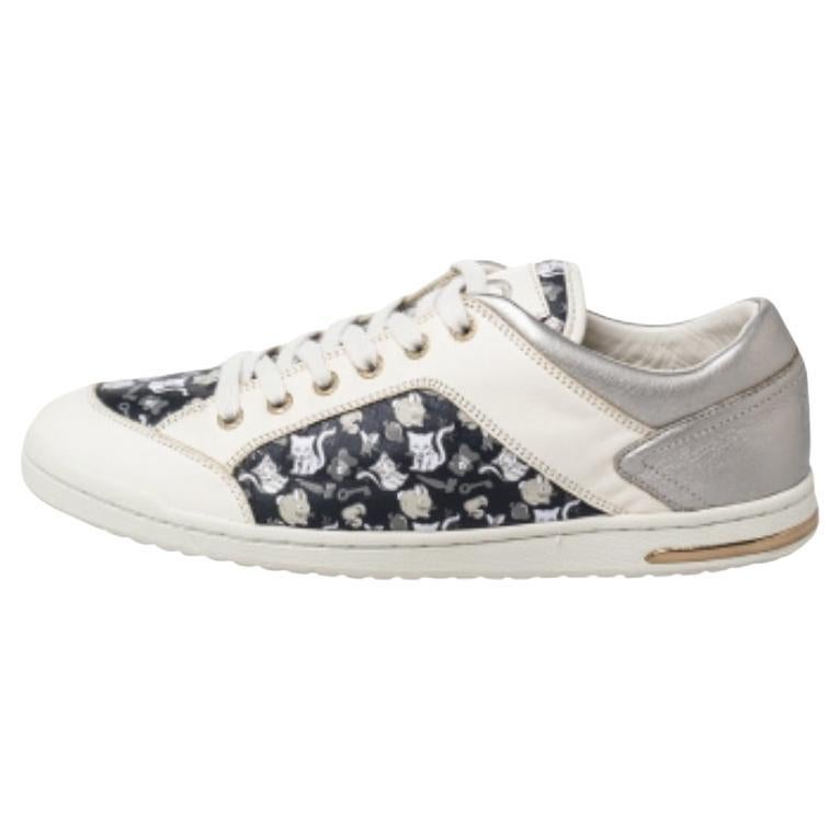 Dolce & Gabbana Zapatillas de cuero negro/gris Talla 40