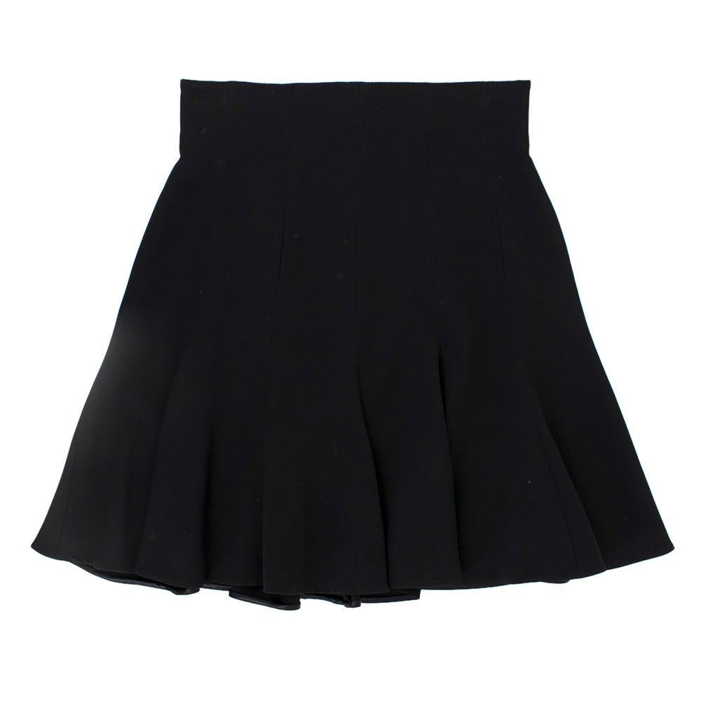 Dolce & Gabbana Black High Waisted Circle Skirt - Size US 8 5