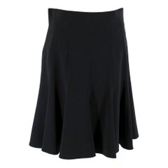 Dolce & Gabbana Black High Waisted Circle Skirt - Size US 8