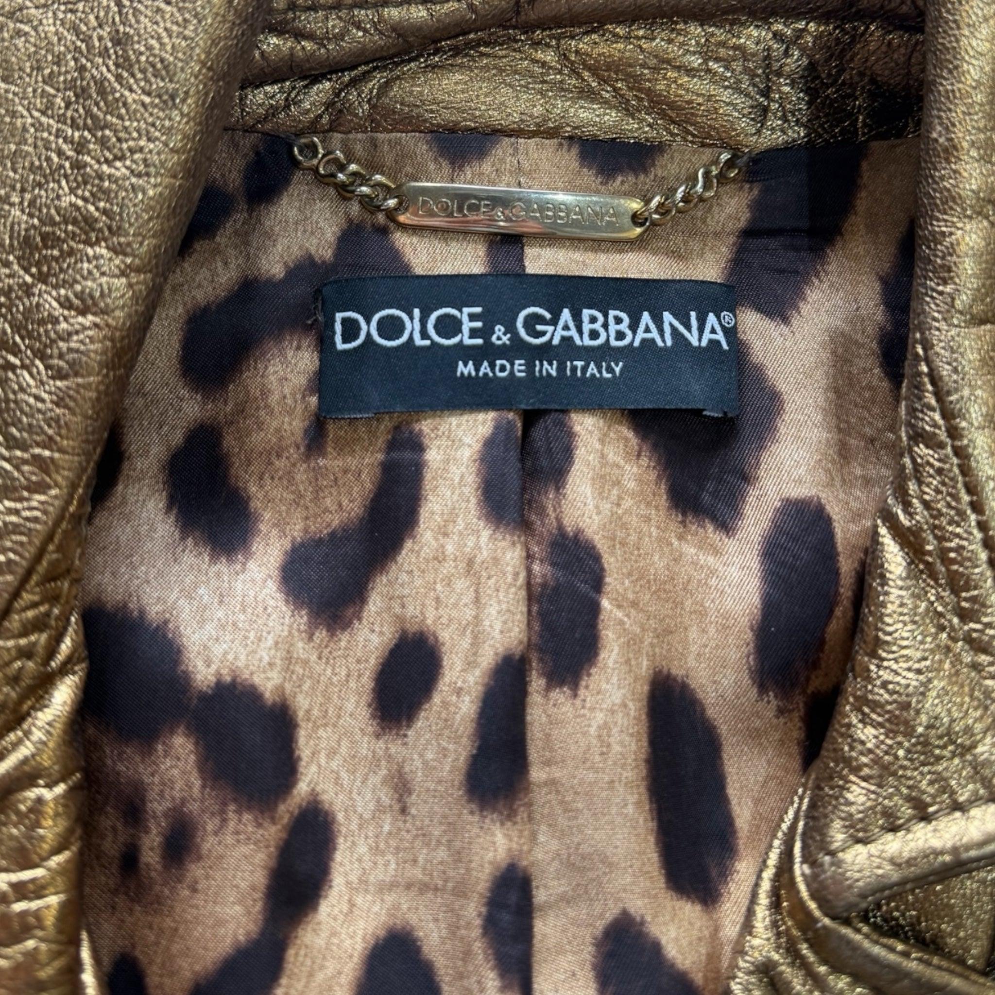Dolce & Gabbana Black Label A/W Bronze Trench Coat, 2023 In New Condition For Sale In Los Angeles, CA