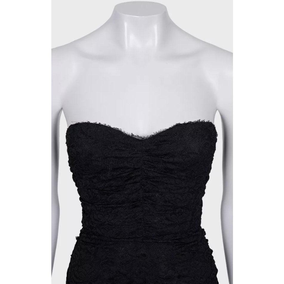Dolce & Gabbana - Robe bodycon en dentelle noire - Taille XXS (IT36) Excellent état - En vente à Krakow, PL