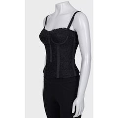 Dolce & Gabbana - Top in pizzo nero - Taglia XS / IT38