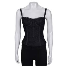 Dolce & Gabbana Black Lace Corset Top - Size XS / IT38