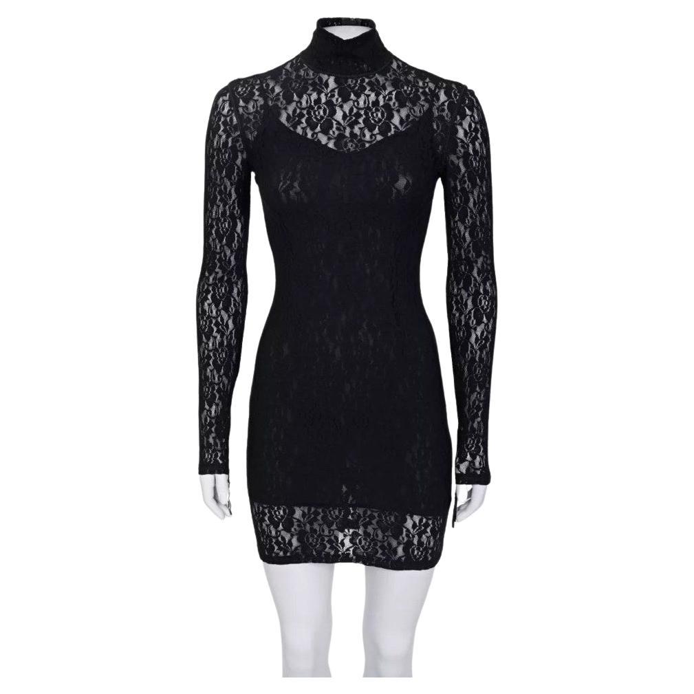 Dolce & Gabbana Schwarzes Spitzenkleid - Größe XS