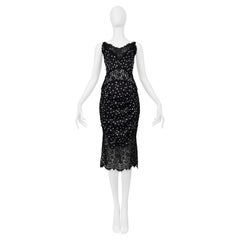 Dolce & Gabbana Black Lace Dress With Star Print 2011