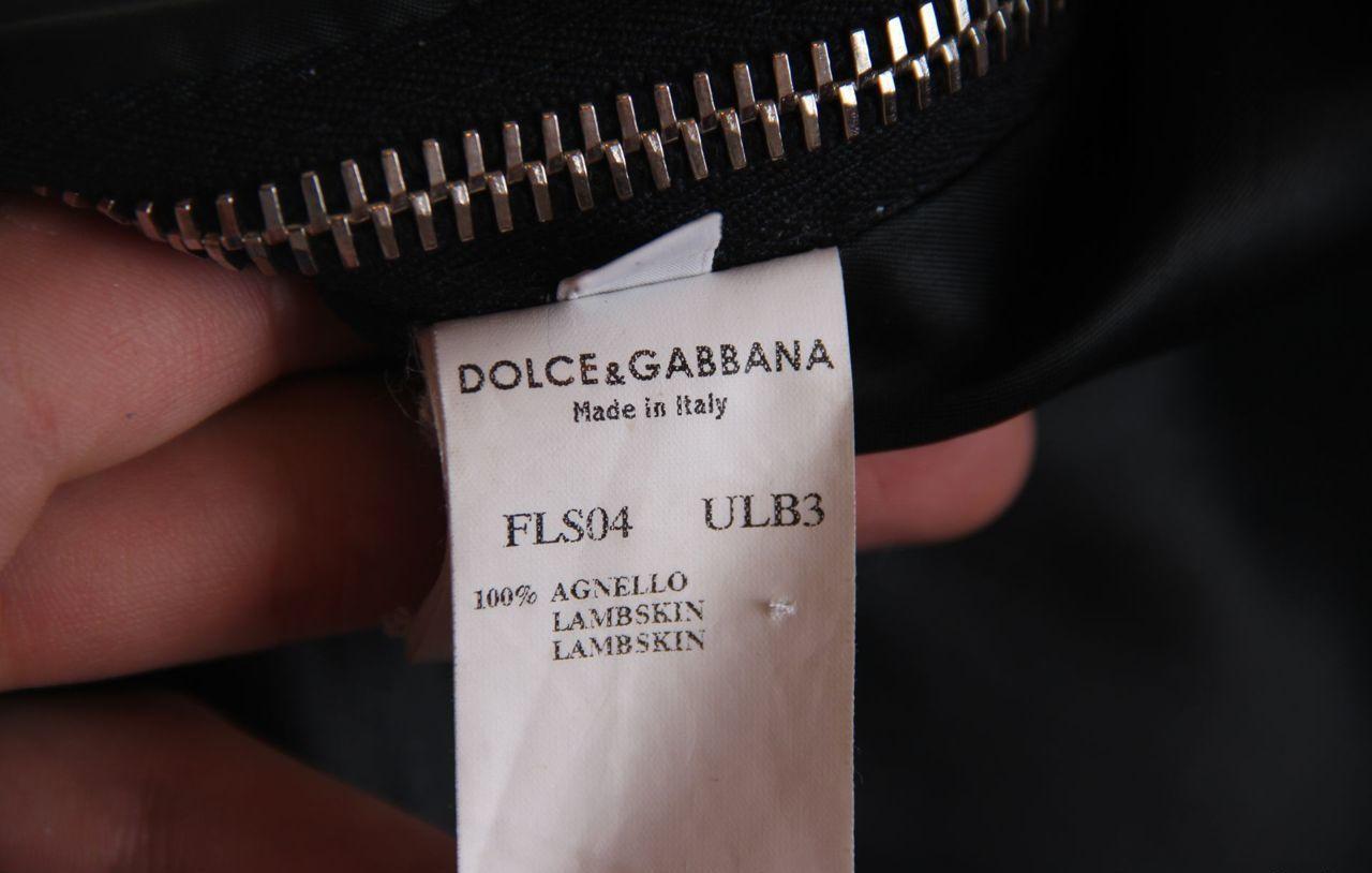 Women's or Men's Dolce & Gabbana black leather bondage jacket Spring / Summer 2003 For Sale