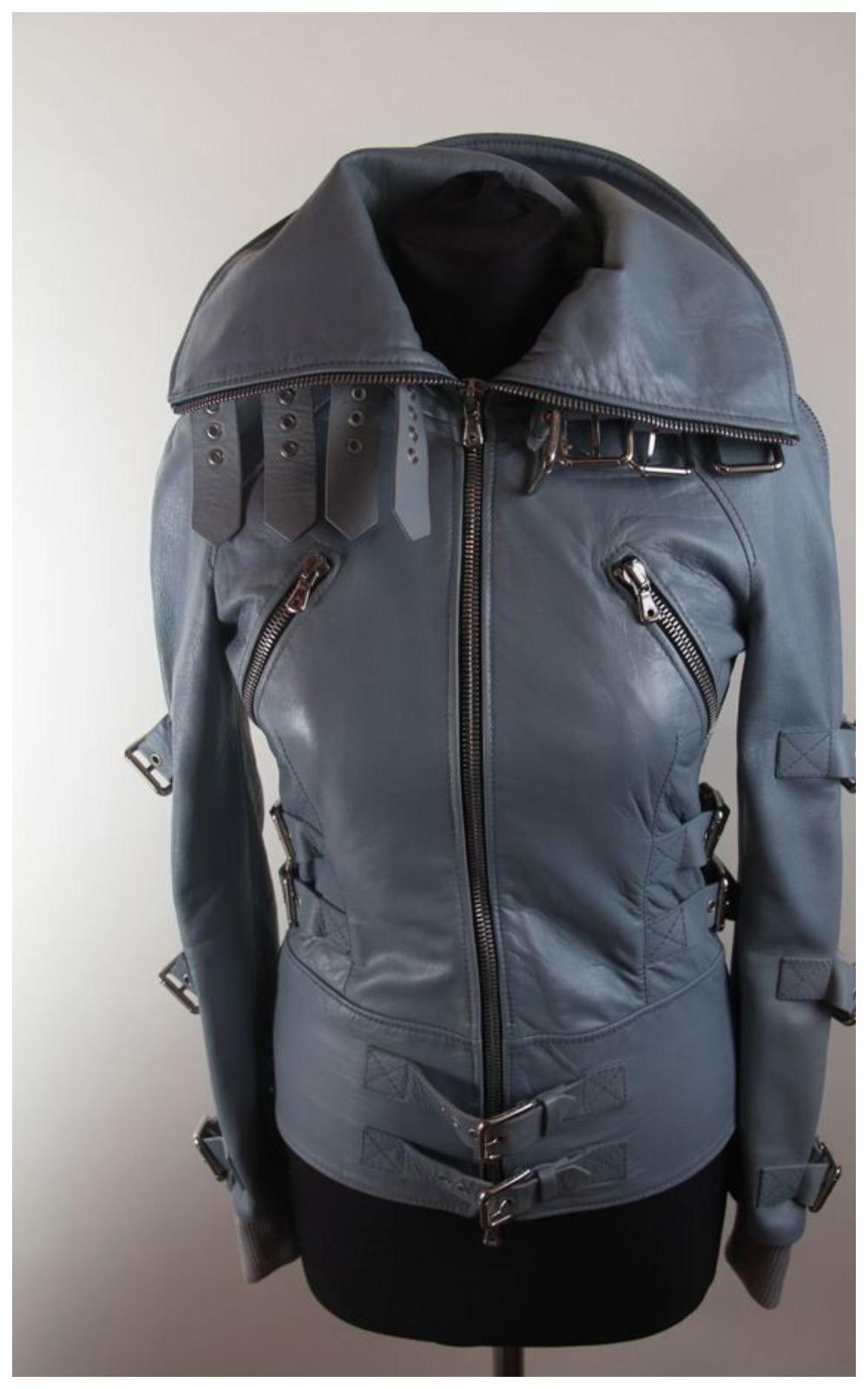 Dolce & Gabbana black leather bondage jacket Spring / Summer 2003 For Sale 2