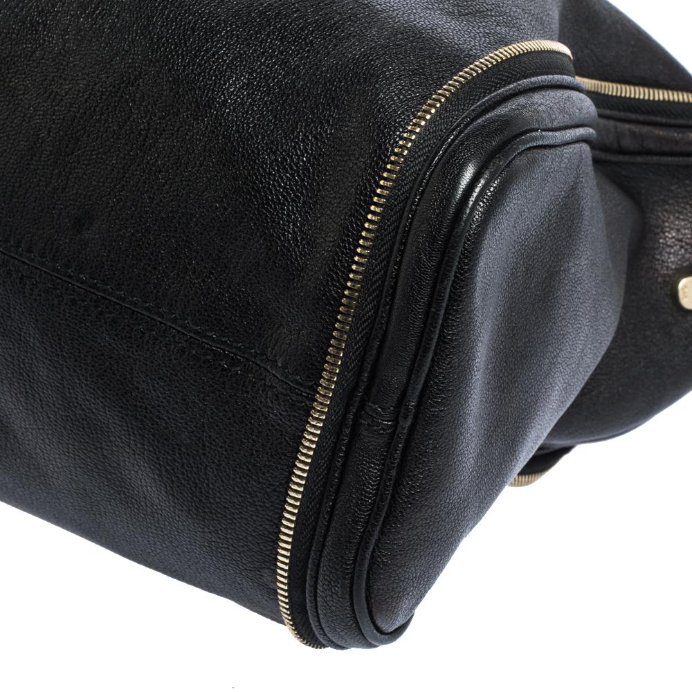 Dolce & Gabbana Black Leather Boston Bag 5