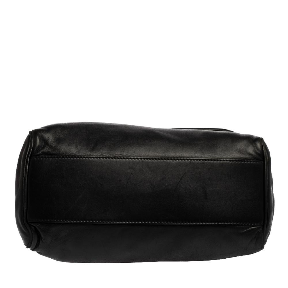Dolce & Gabbana Black Leather Chain Shoulder Bags 1