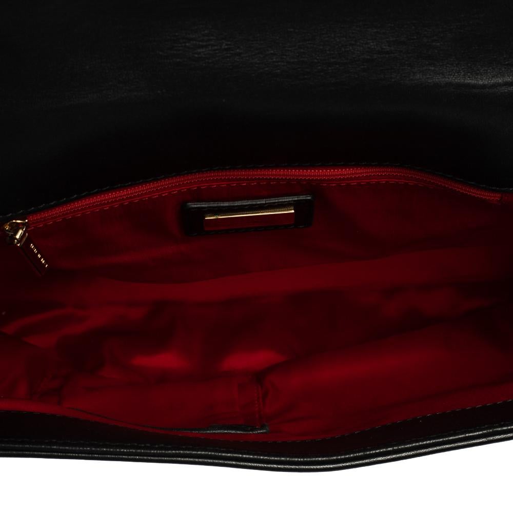 Dolce & Gabbana Black Leather Chain Shoulder Bags 4