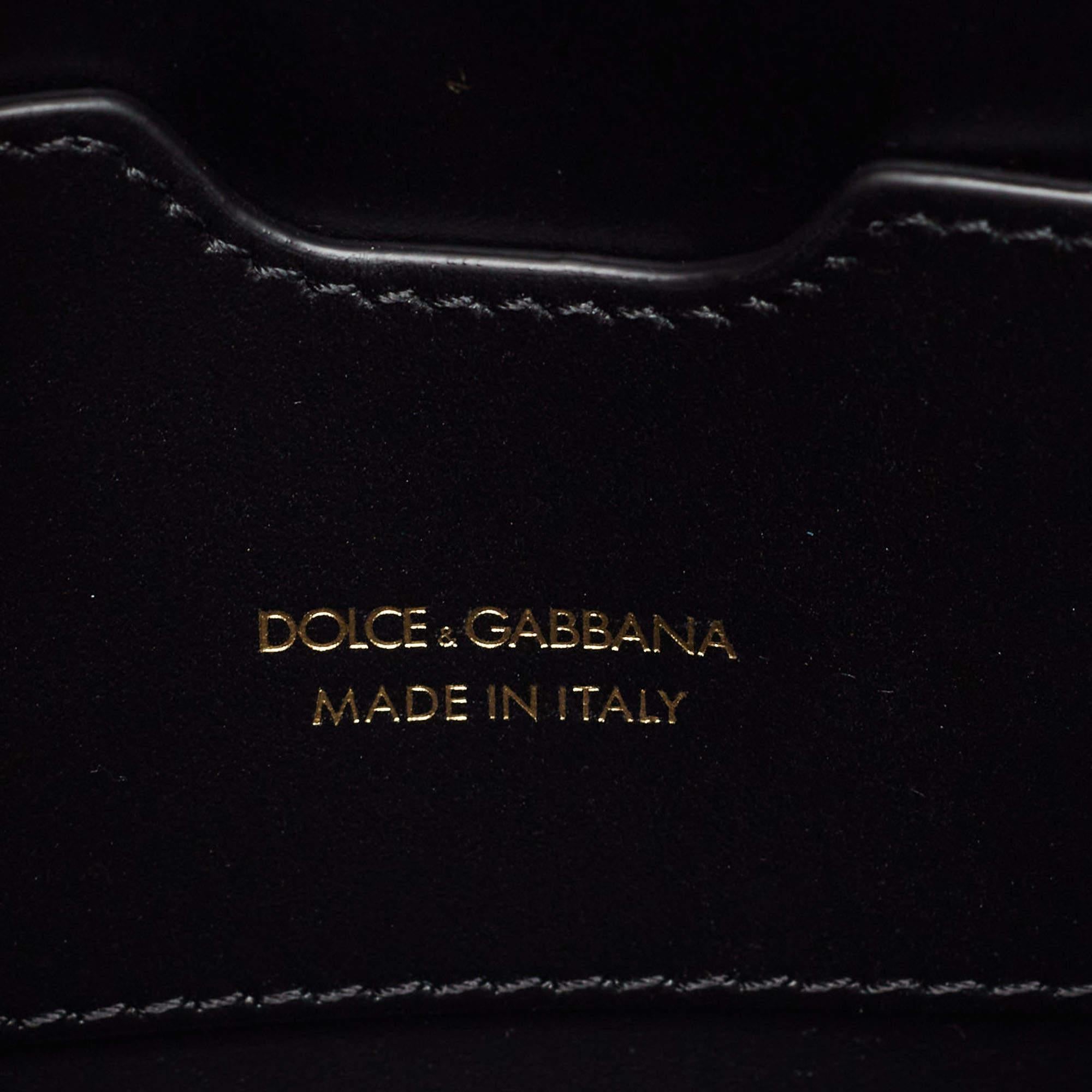 Dolce & Gabbana Black Leather DG Millennials Shoulder Bag 6