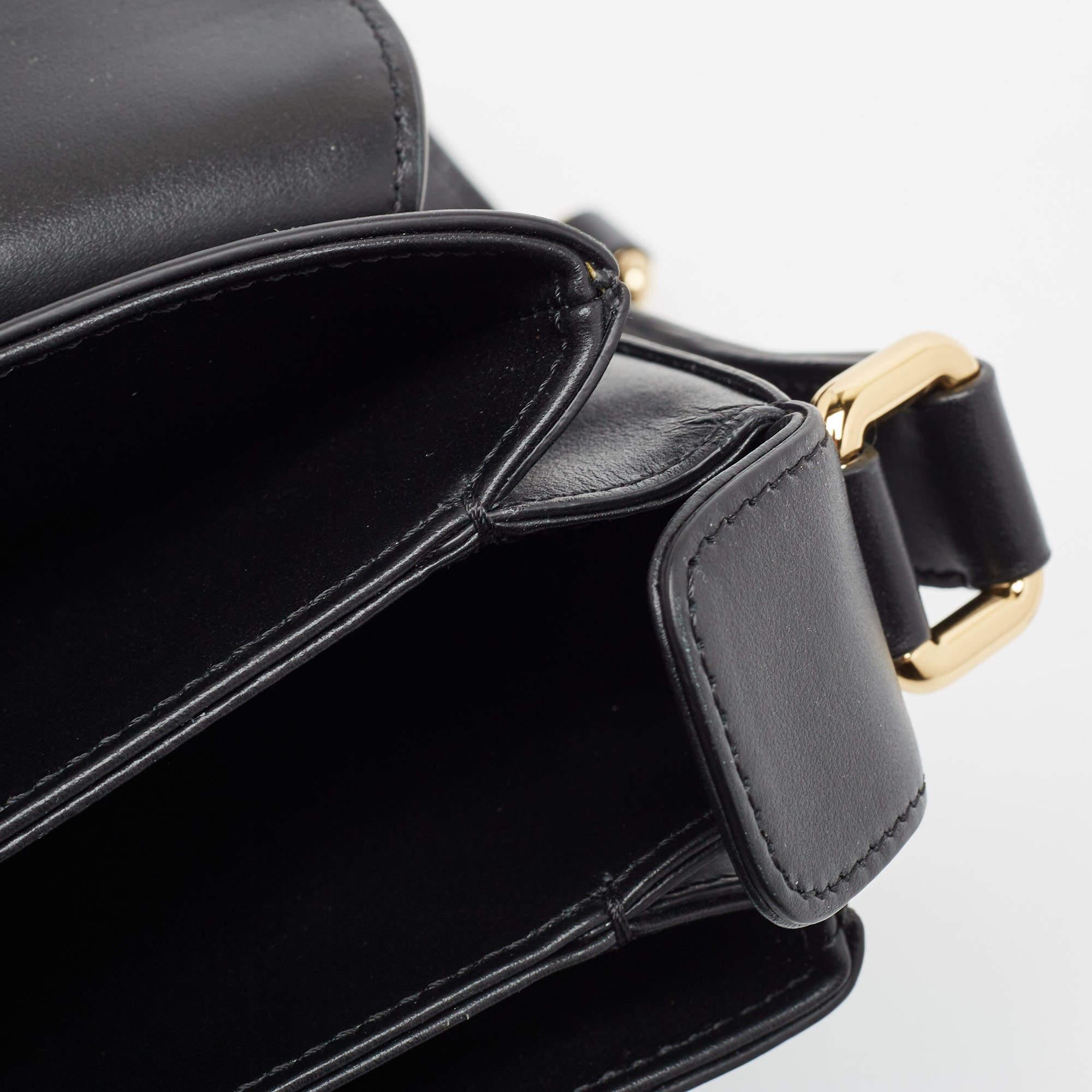 Dolce & Gabbana Black Leather DG Millennials Shoulder Bag 5
