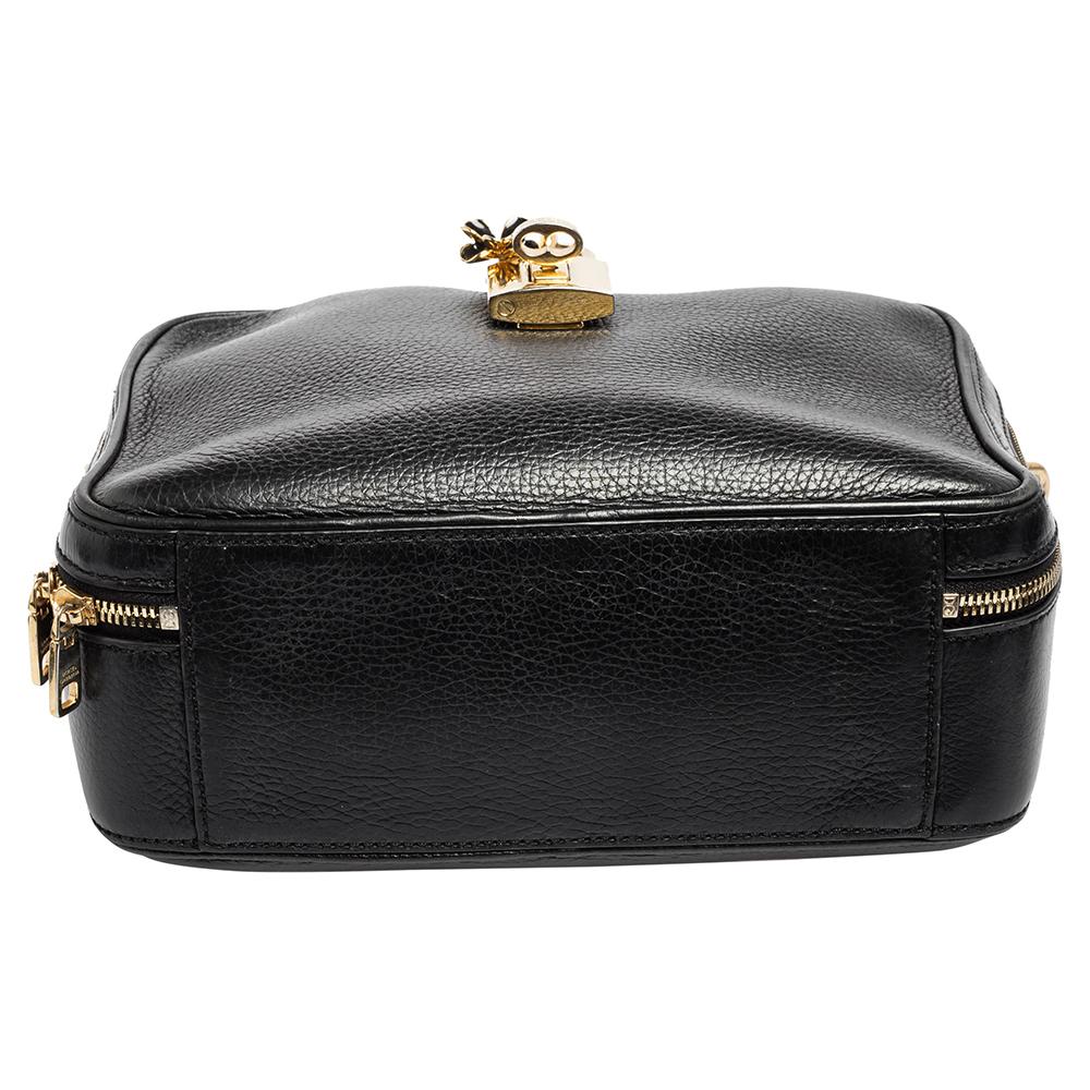 Dolce & Gabbana Black Leather Dolce Box Top Handle Bag 6