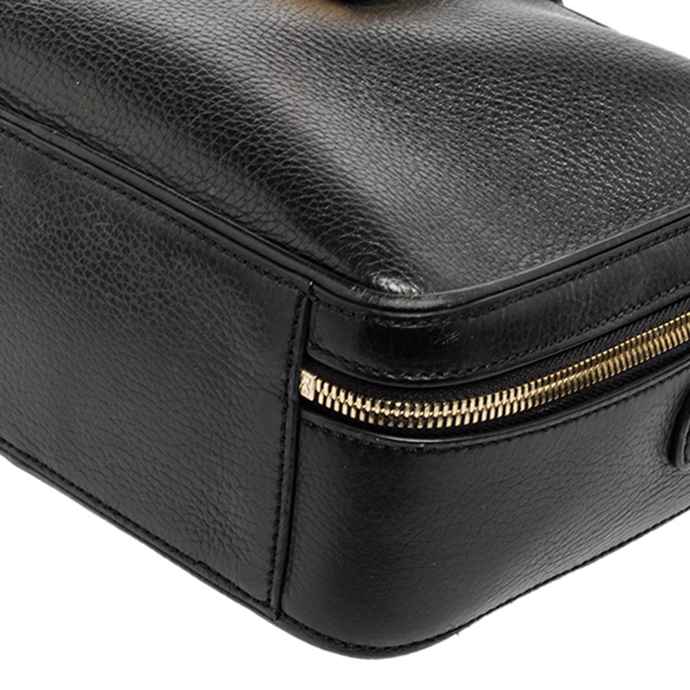 Dolce & Gabbana Black Leather Dolce Box Top Handle Bag 2