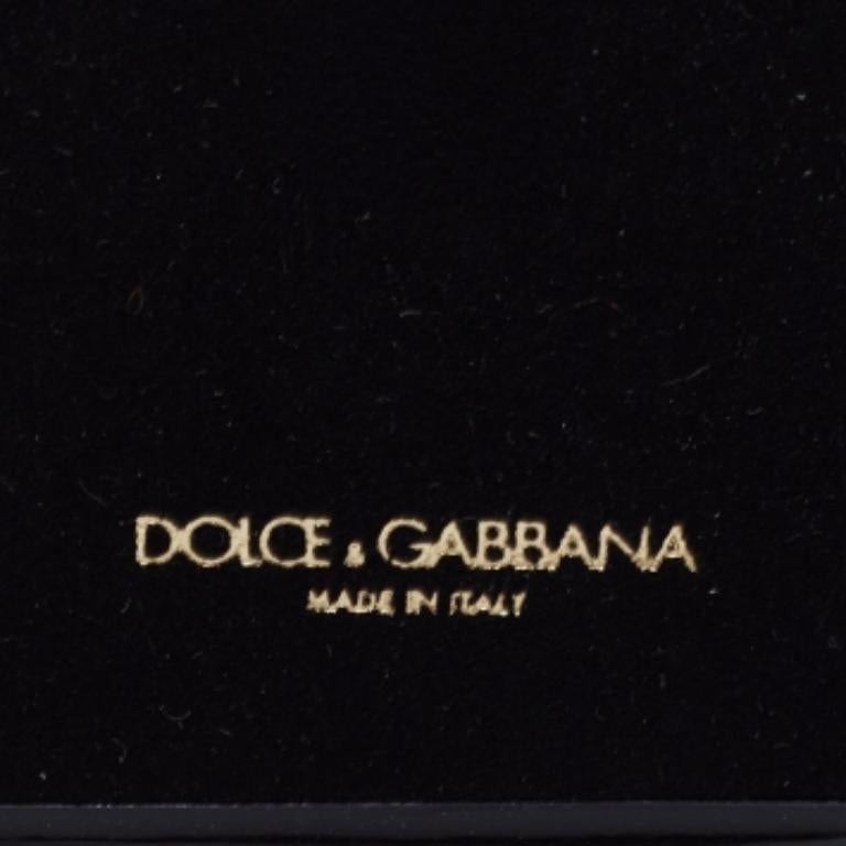 Funda para iPhone 6 Dolce & Gabbana de piel negra embellecida Negro en venta