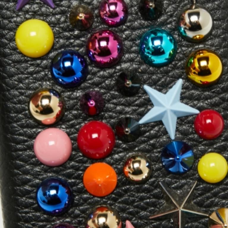 De las mujeres Funda para iPhone 6 Dolce & Gabbana de piel negra embellecida en venta