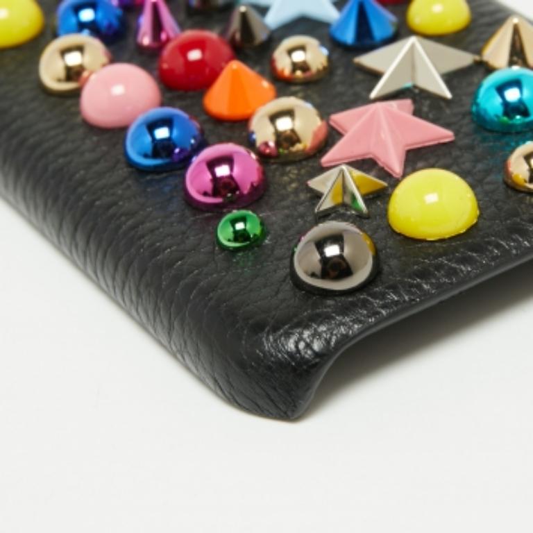 Funda para iPhone 6 Dolce & Gabbana de piel negra embellecida en venta 1