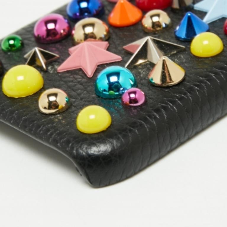 Funda para iPhone 6 Dolce & Gabbana de piel negra embellecida en venta 2