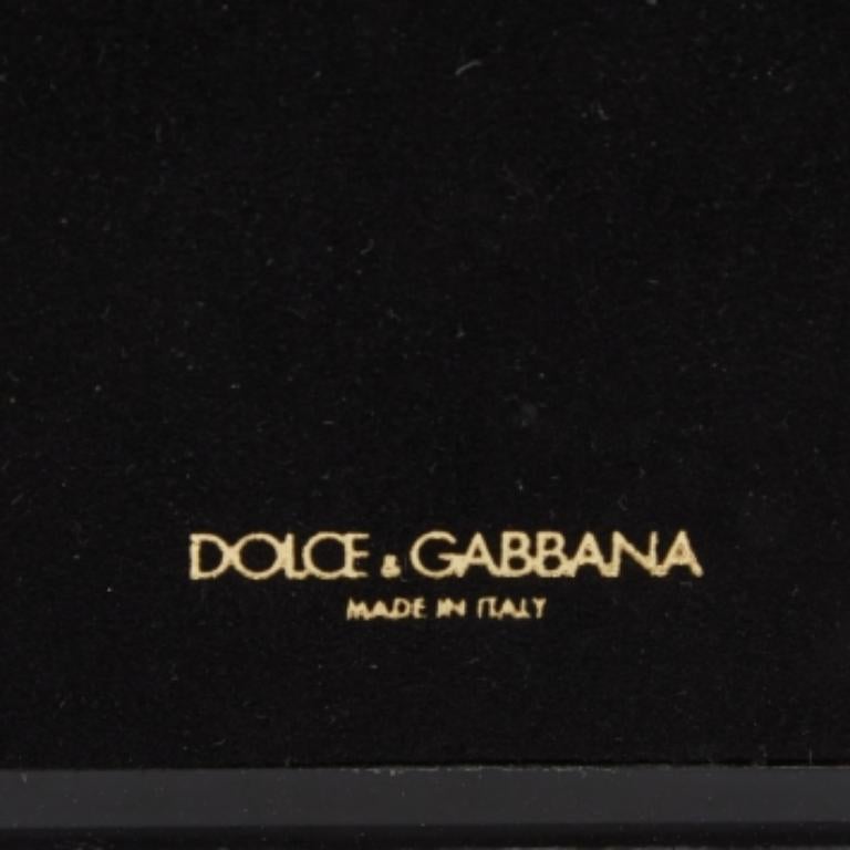 Funda para iPhone 6 Plus Dolce & Gabbana de piel negra embellecida Negro en venta