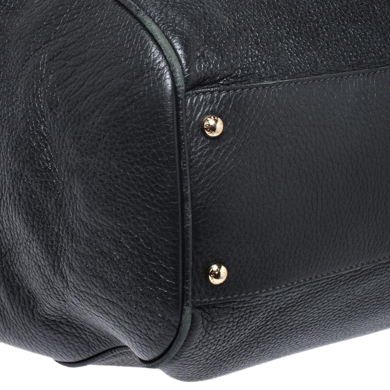 Dolce & Gabbana Black Leather Flap Satchel 2