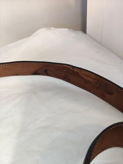 Dolce & Gabbana Gürtel aus schwarzem Leder mit goldfarbener Hardware