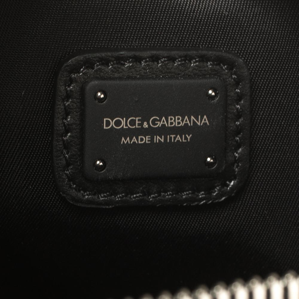 Dolce & Gabbana Black Leather Gothic Messenger Bag 3