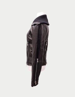 Dolce & Gabbana Black Leather Jacket - EU 42